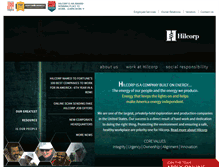 Tablet Screenshot of hilcorp.com